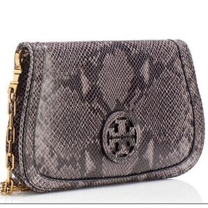 Tory Burch Snakeskin Clutch
